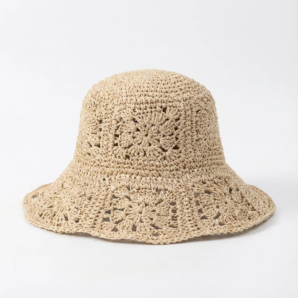Chapeau de paille Bob Classique — coloris beige