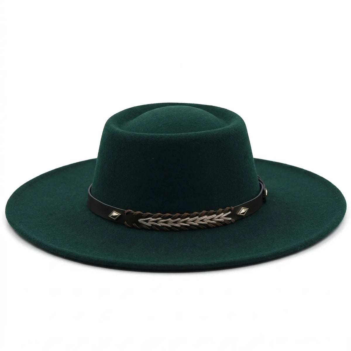 Chapeau de Paille Capeline Femme — coloris vert
