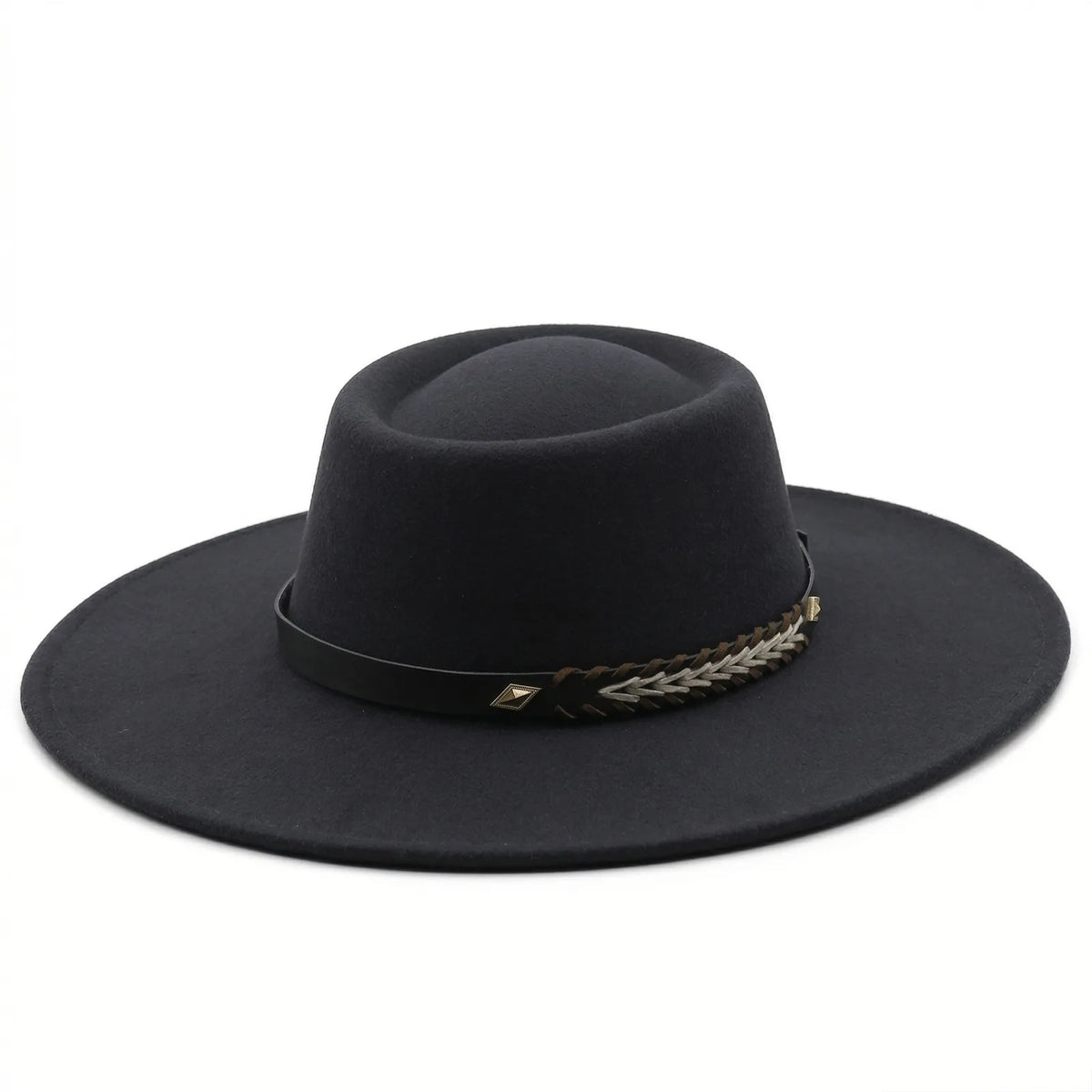 Chapeau de Paille Capeline Femme — coloris noir