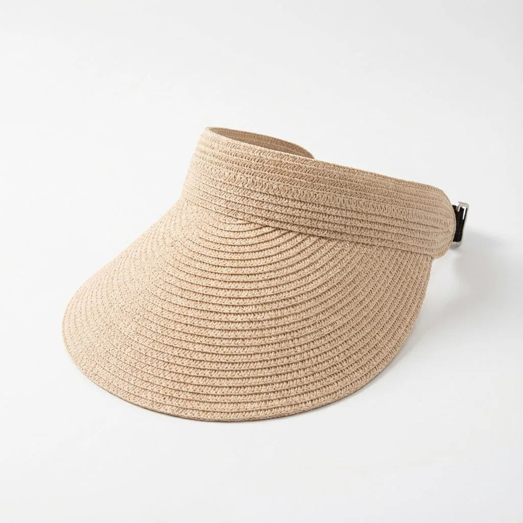 Chapeau de paille Casquette — coloris beige