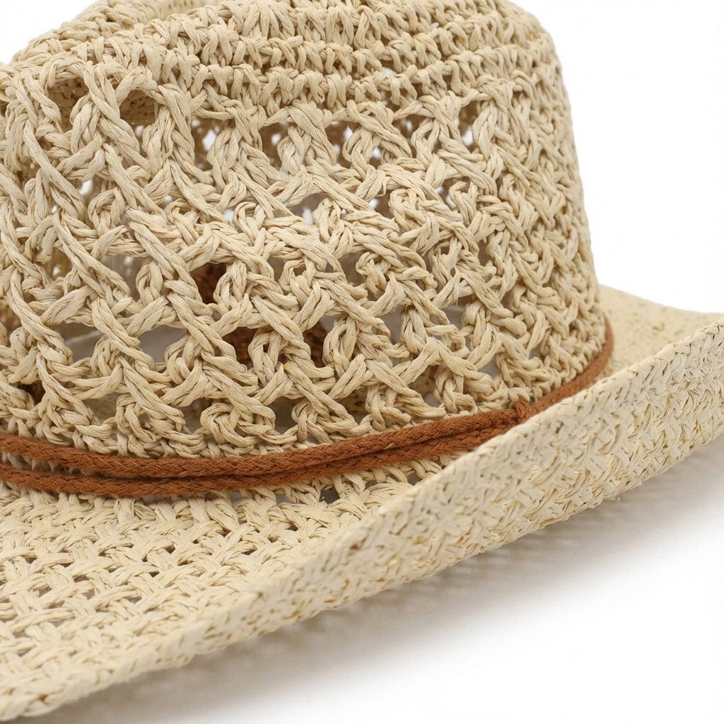 Chapeau de paille Cowboy Femme