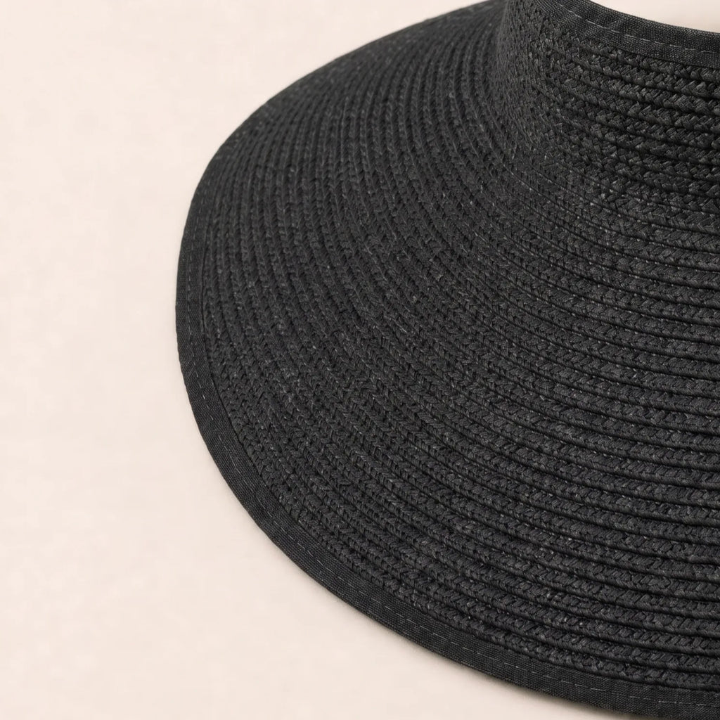 Chapeau de Paille Femme Large Bord, vue de détail