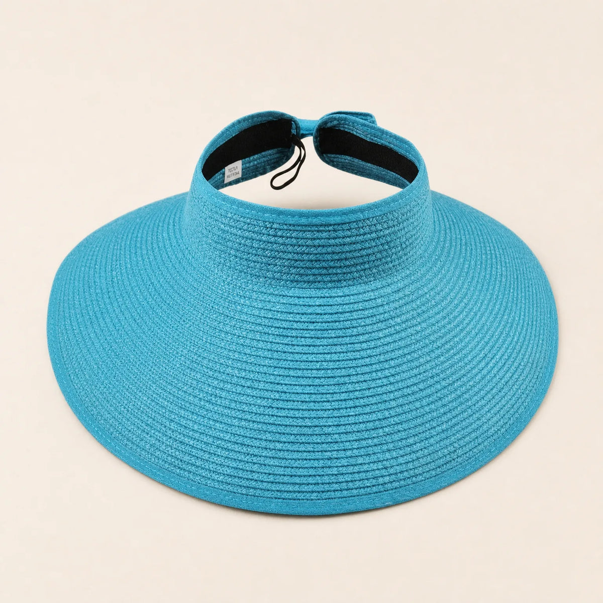 Chapeau de Paille Femme Large Bord — coloris bleu
