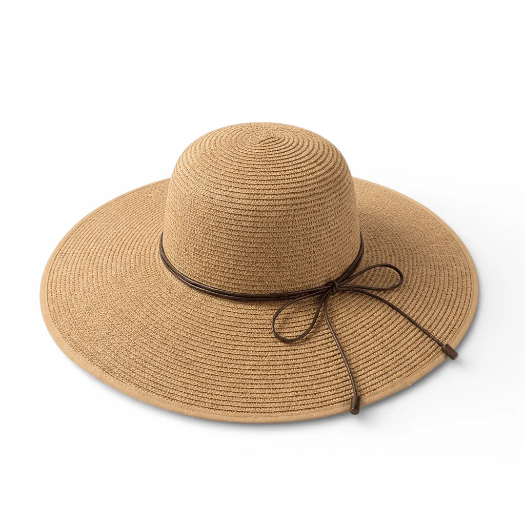 Chapeau de paille Femme Plage — coloris kaki