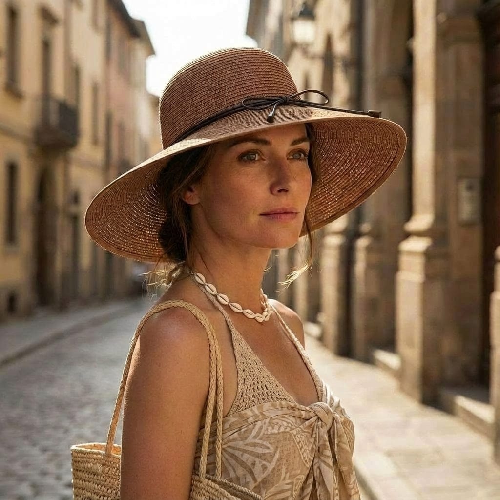 Chapeau de paille Femme Plage