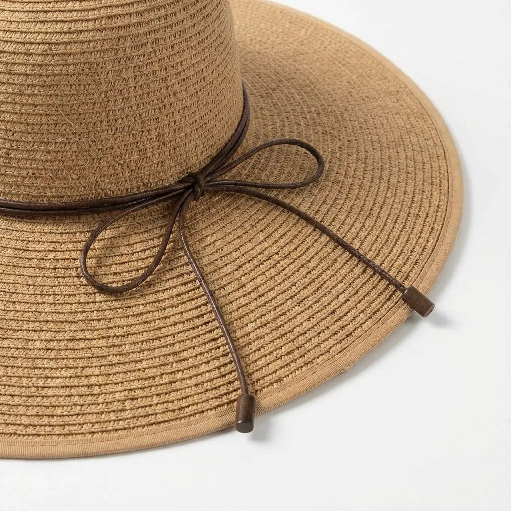 Chapeau de paille Femme Plage, vue de trois-quarts