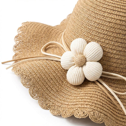 Chapeau de paille Fleur