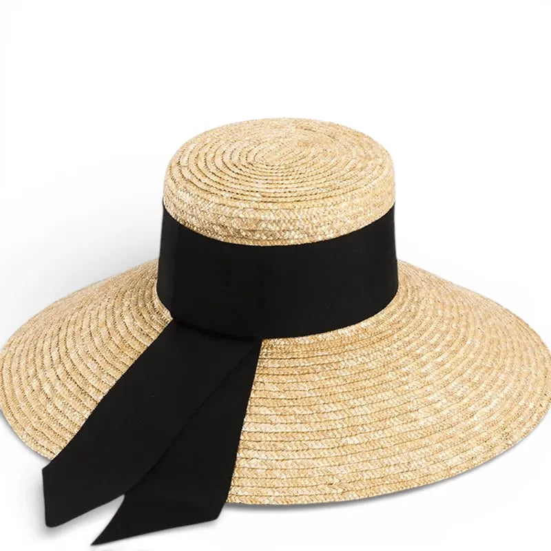 Chapeau de paille Grand — coloris noir