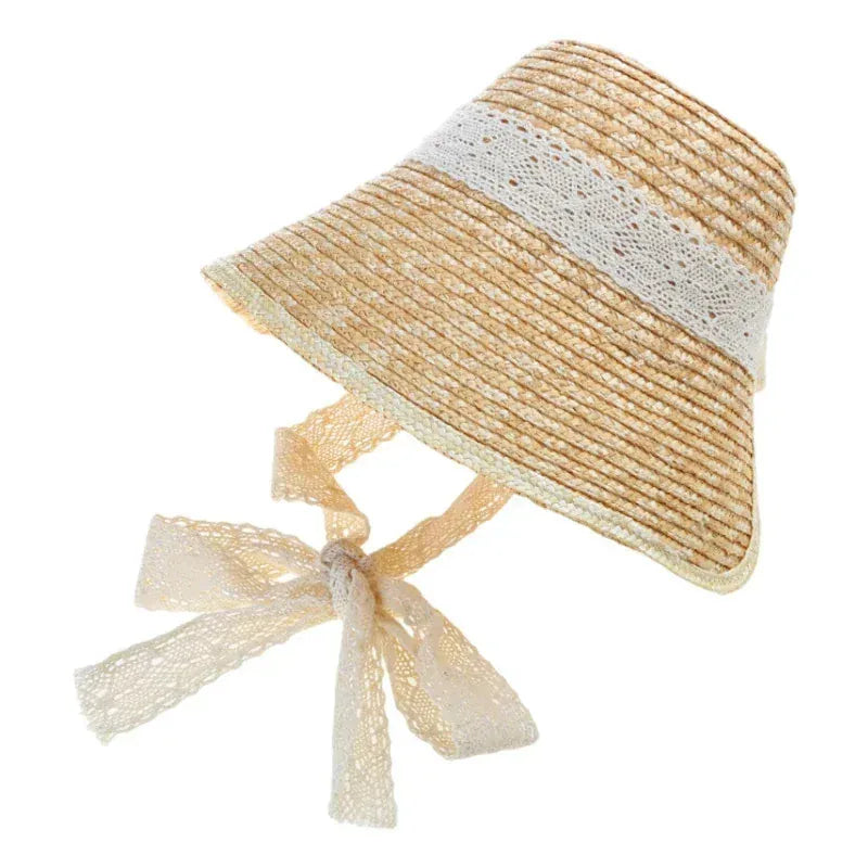 Chapeau de paille Lolita — coloris kaki