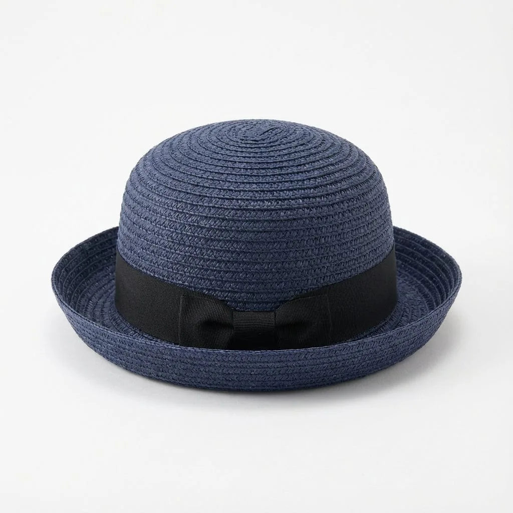 Chapeau de paille Panama — coloris bleu