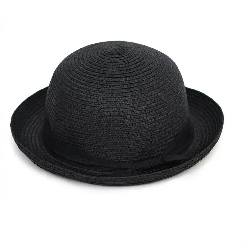 Chapeau de paille Panama — coloris noir