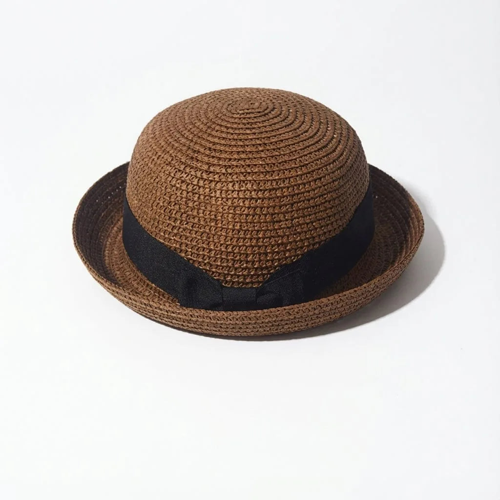 Chapeau de paille Panama, vue de détail