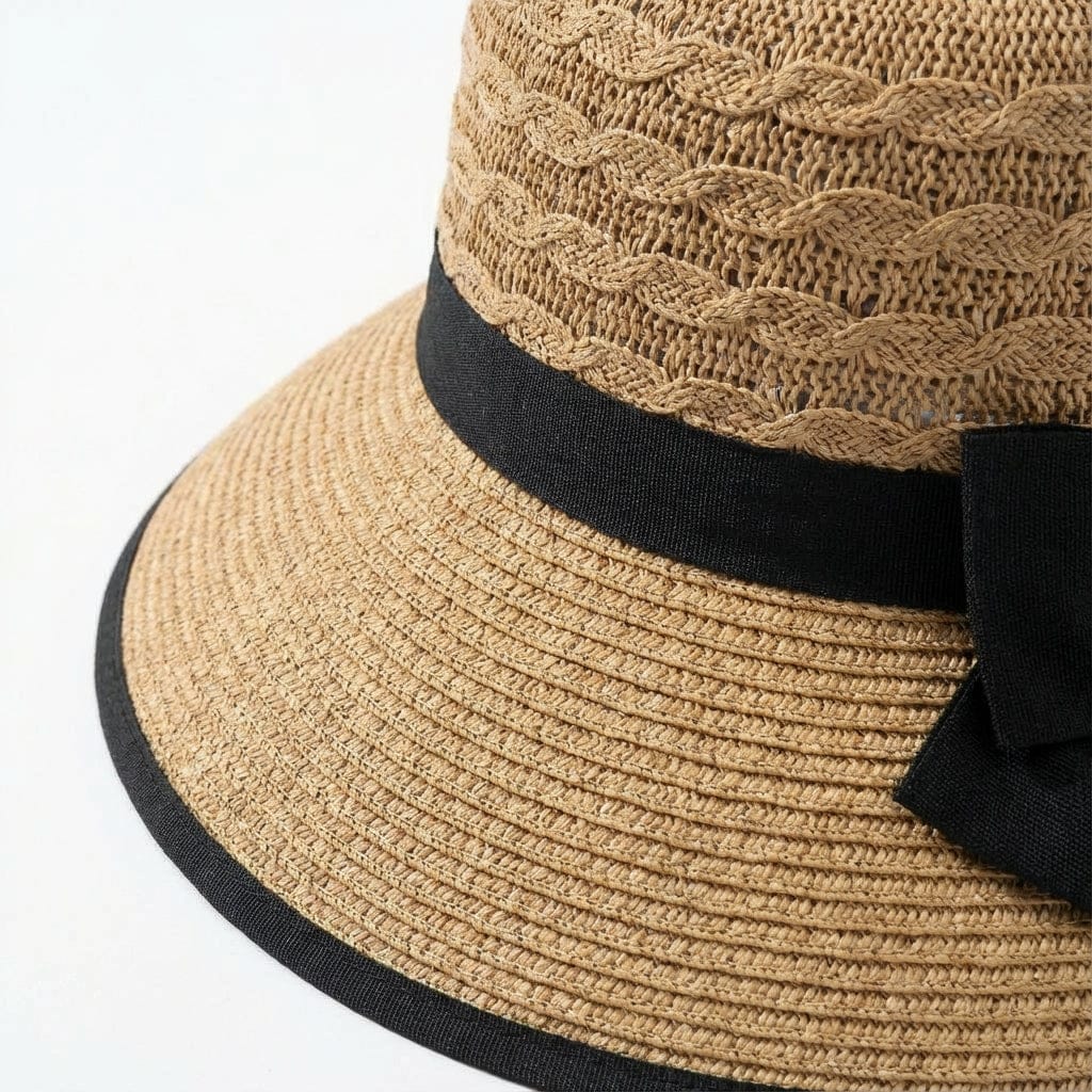 Chapeau de paille Ruban