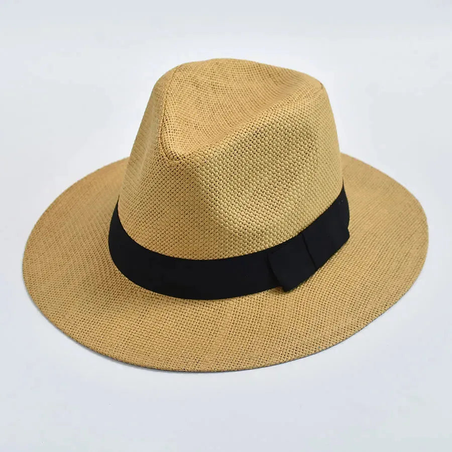 Chapeau de paille Western — coloris kaki