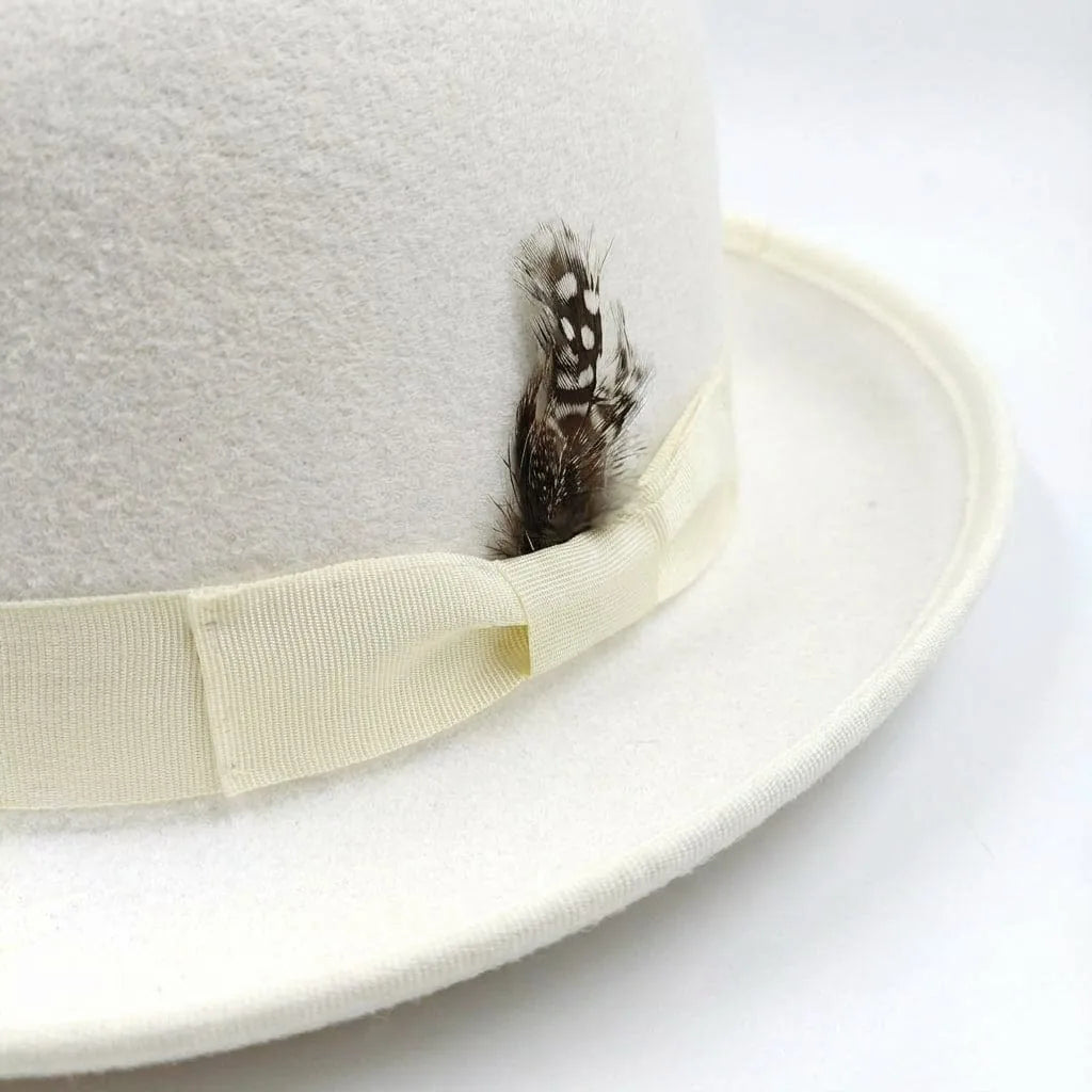 Chapeau Fedora Coton, vue de trois-quarts