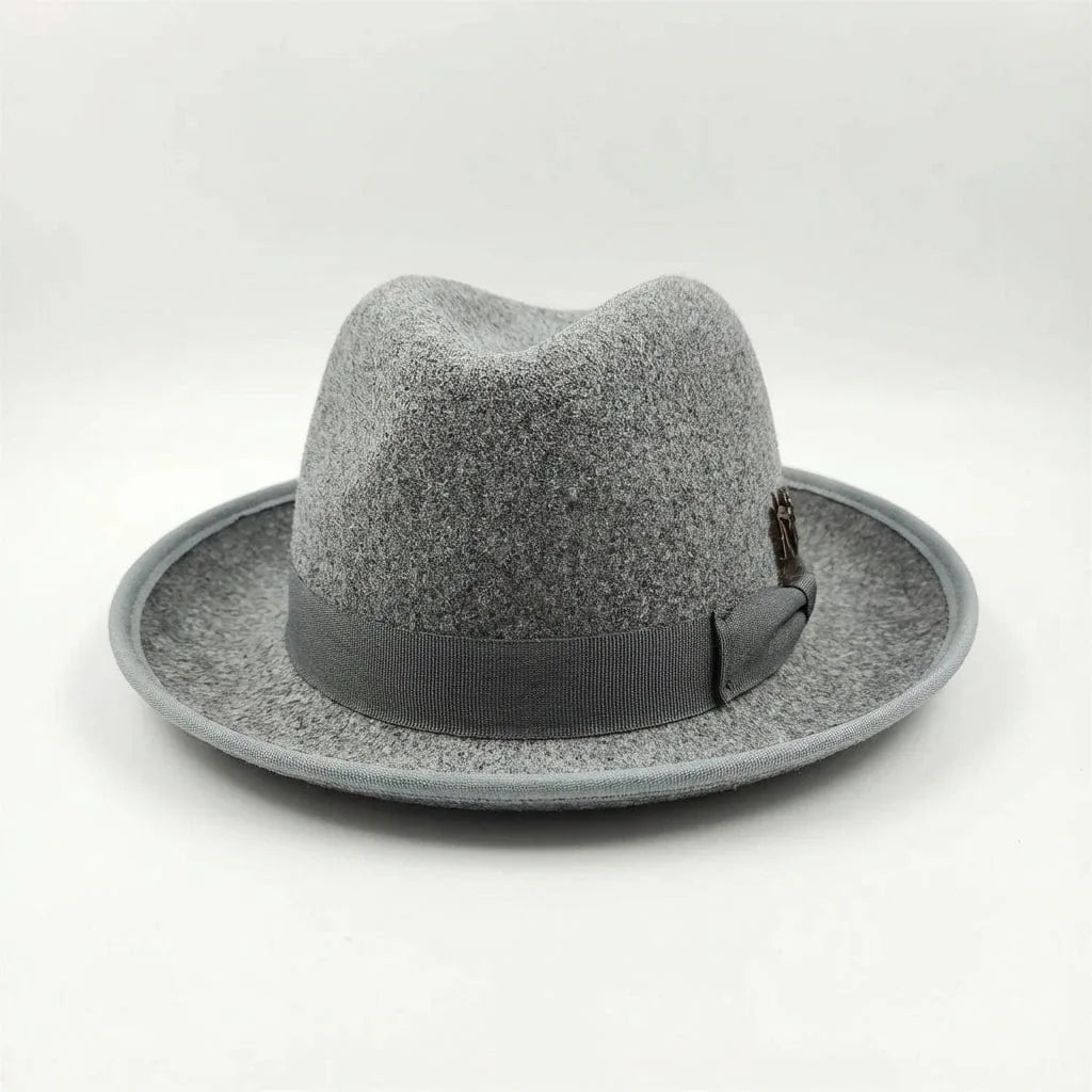 Chapeau Fedora Coton — coloris gris