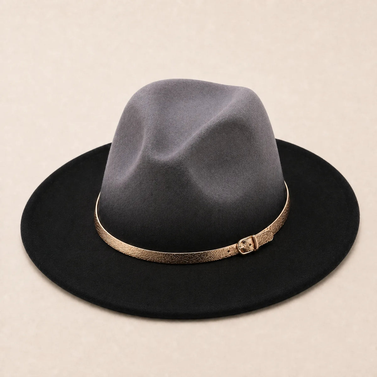 Chapeau Fedora Couleur dégradée — coloris gris