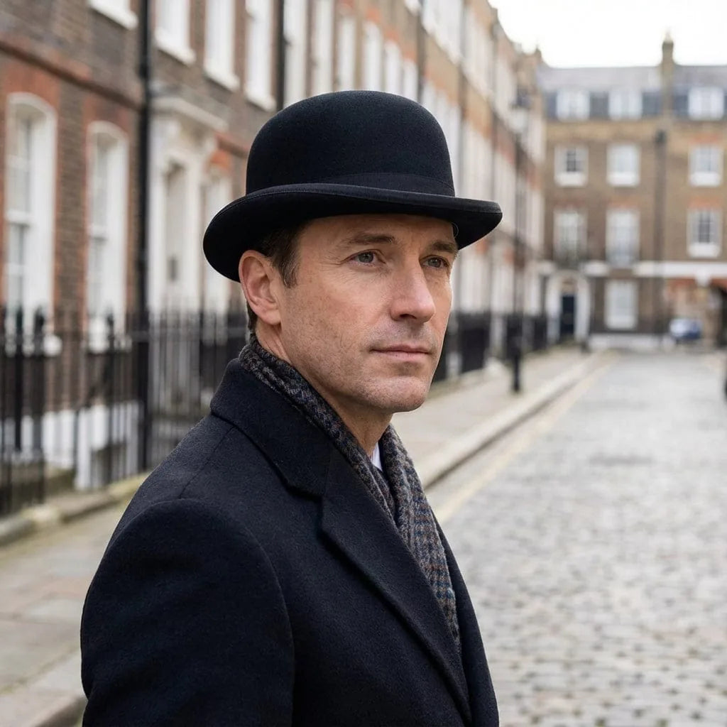 Chapeau Fedora Feutre, porté