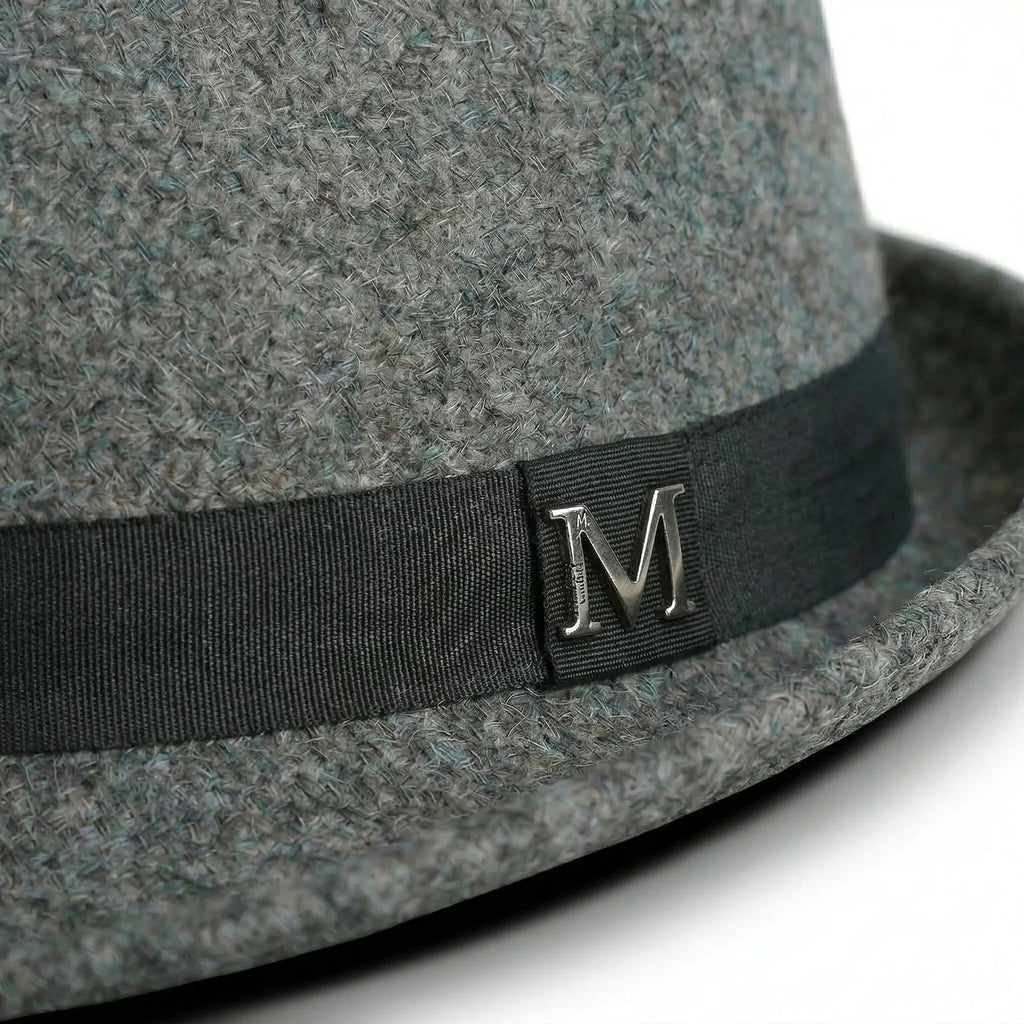 Chapeau Fedora Feutre Homme, vue de détail