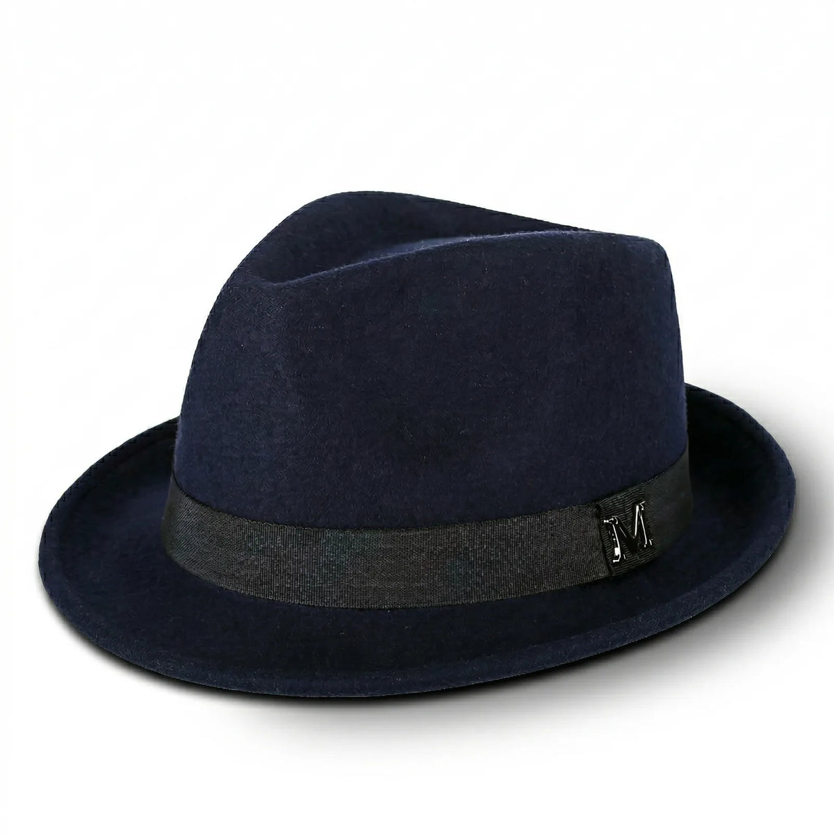 Chapeau Fedora Feutre Homme — coloris bleu