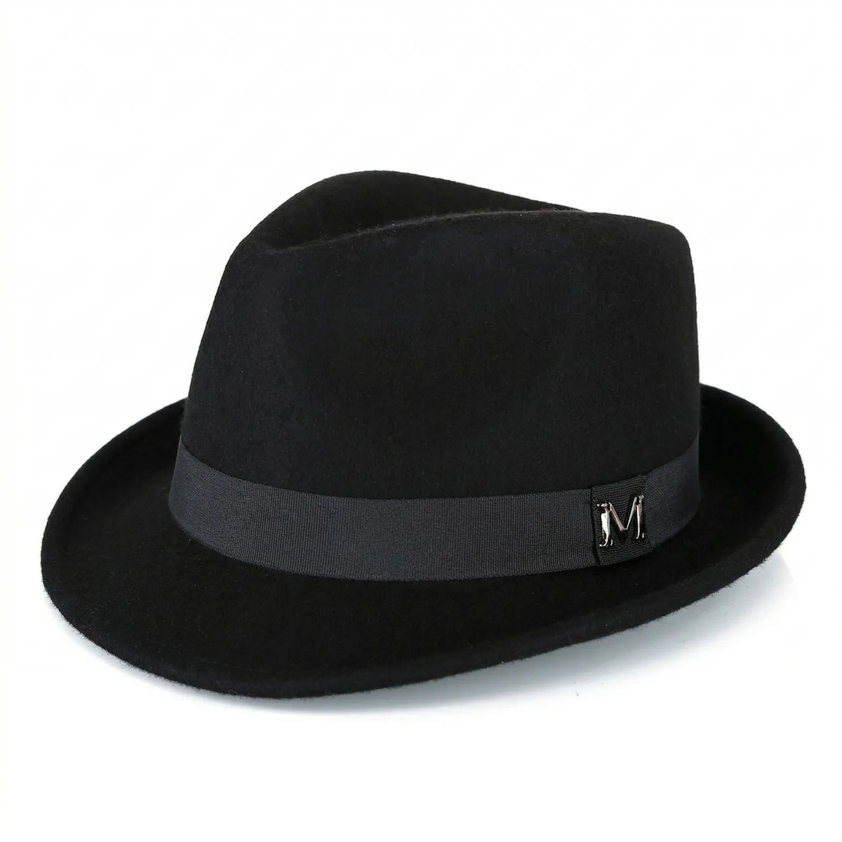 Chapeau Fedora Feutre Homme — coloris noir