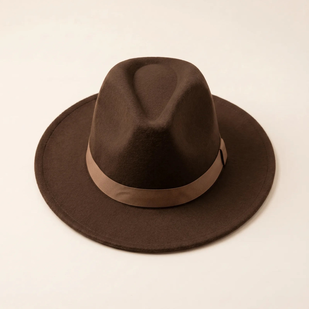Chapeau Fedora Homme — coloris marron