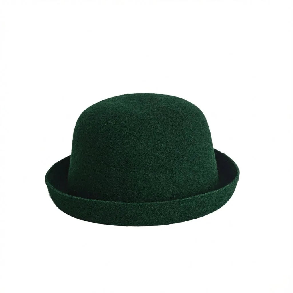 Chapeau Fedora Laine — coloris vert