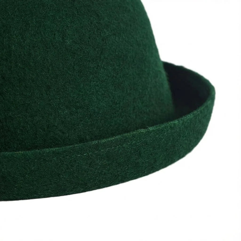 Chapeau Fedora Laine, vue de trois-quarts