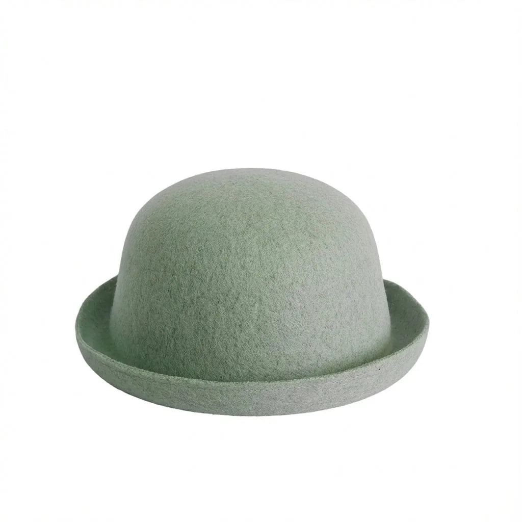 Chapeau Fedora Laine — coloris vert