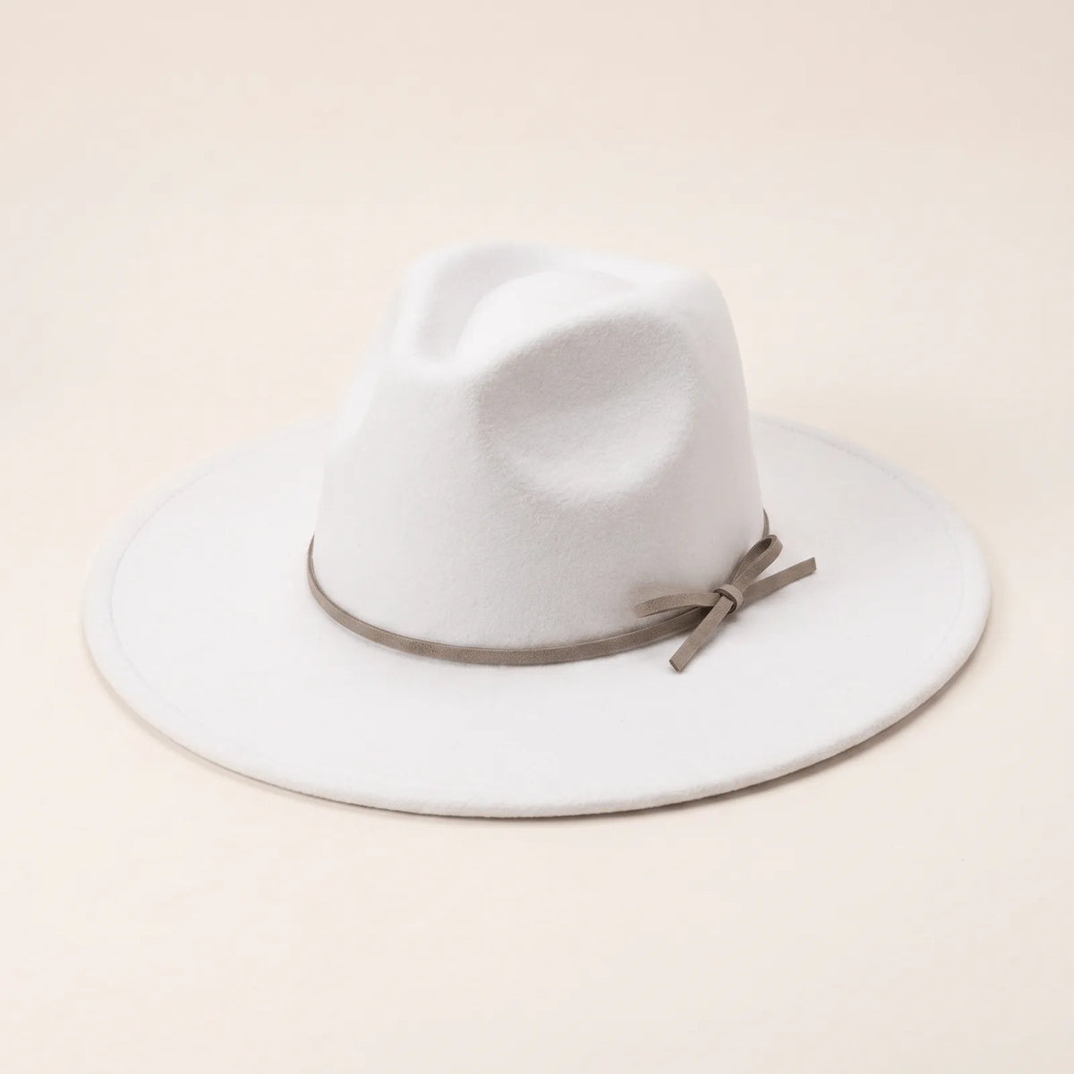 Chapeau Fedora Naturelle — coloris blanc