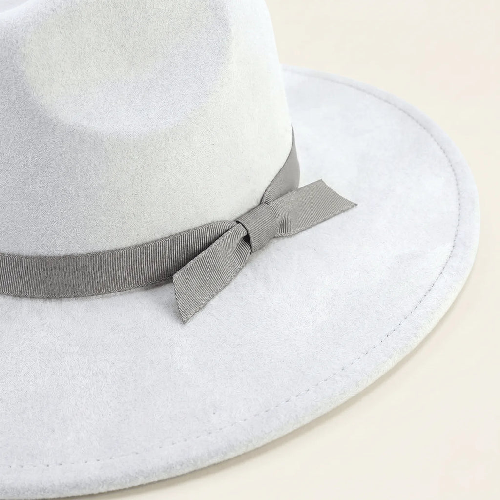 Chapeau Fedora Naturelle, vue de détail