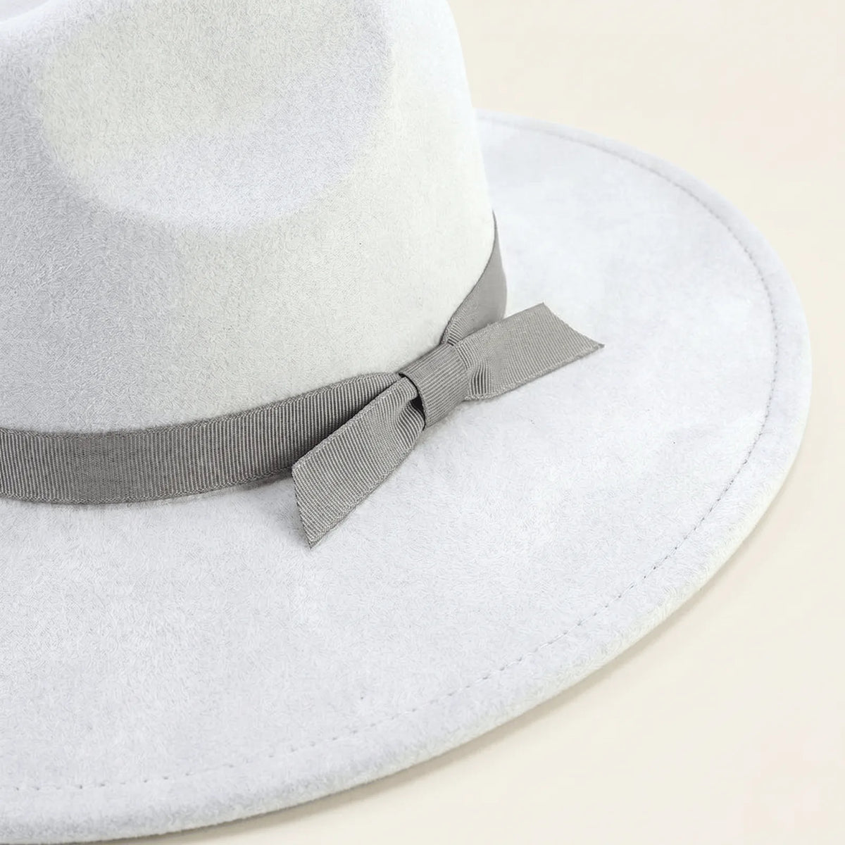 Chapeau Fedora Naturelle, vue de détail
