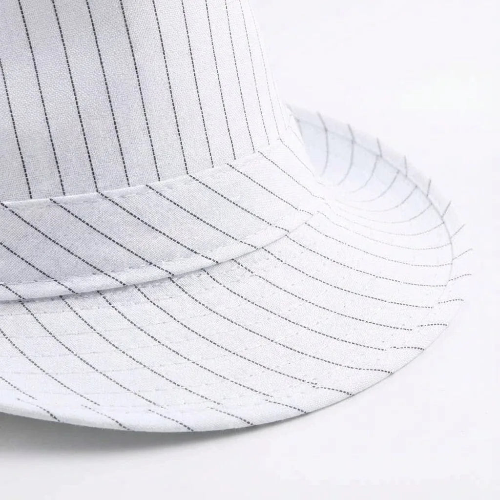 Chapeau Fedora Rayé, vue de trois-quarts