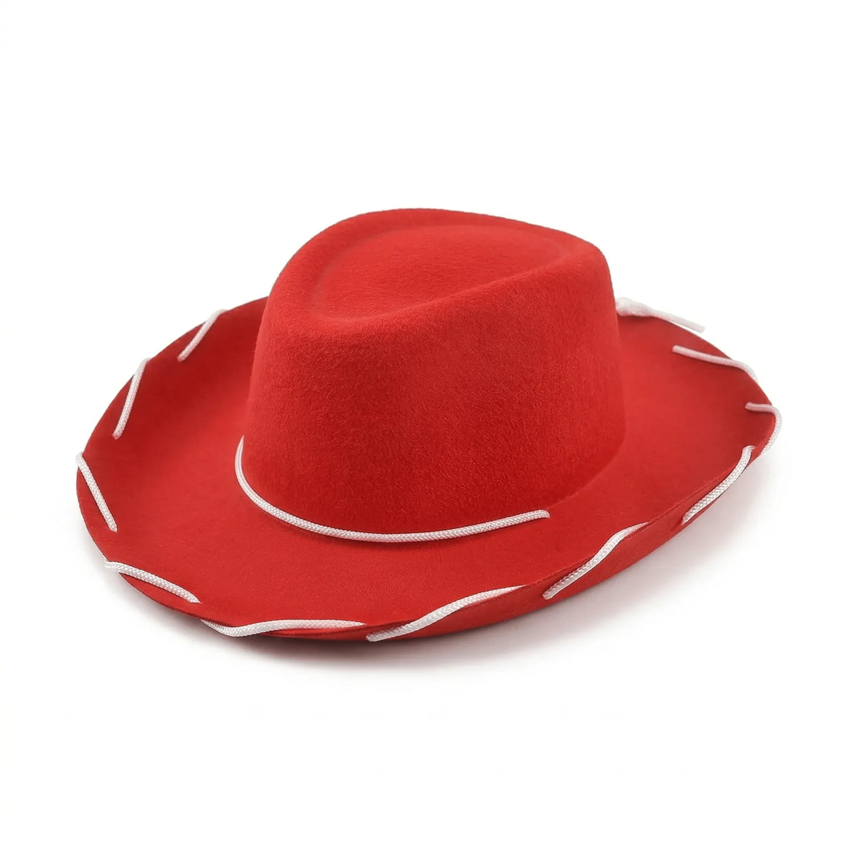 Chapeau Feutre Large Bord Enfant — coloris rouge