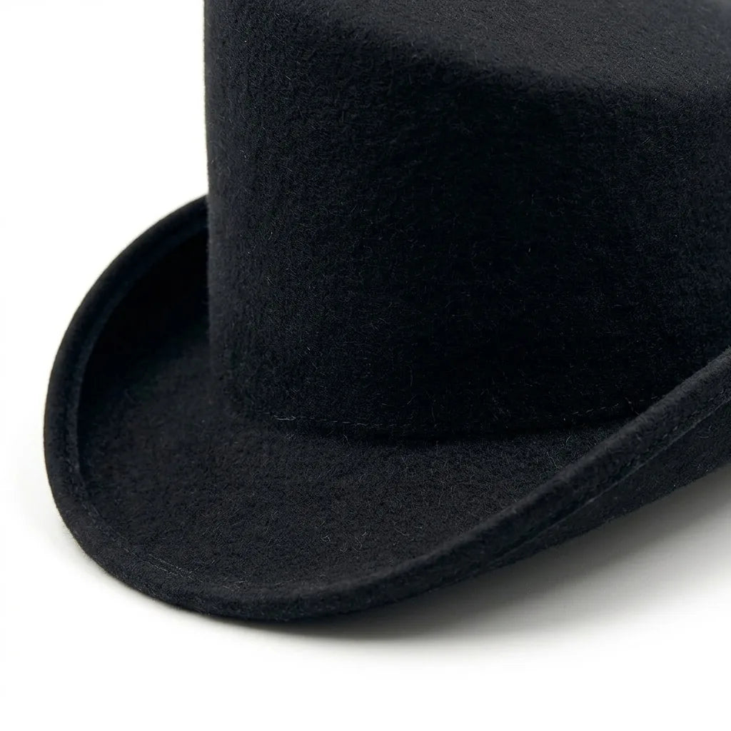 Chapeau Haut de Forme Mariage, vue de détail