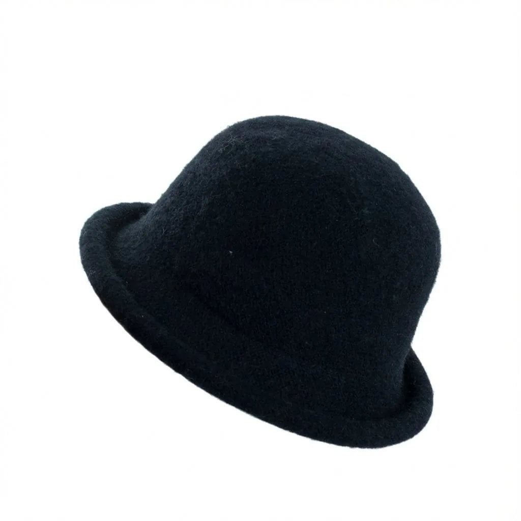 Chapeau Melon Laine — coloris noir