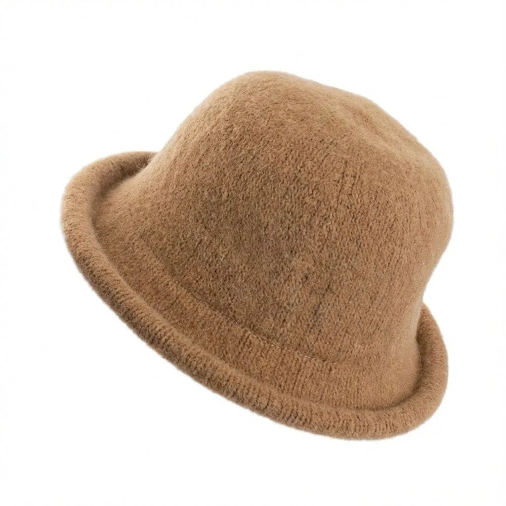 Chapeau Melon Laine — coloris beige
