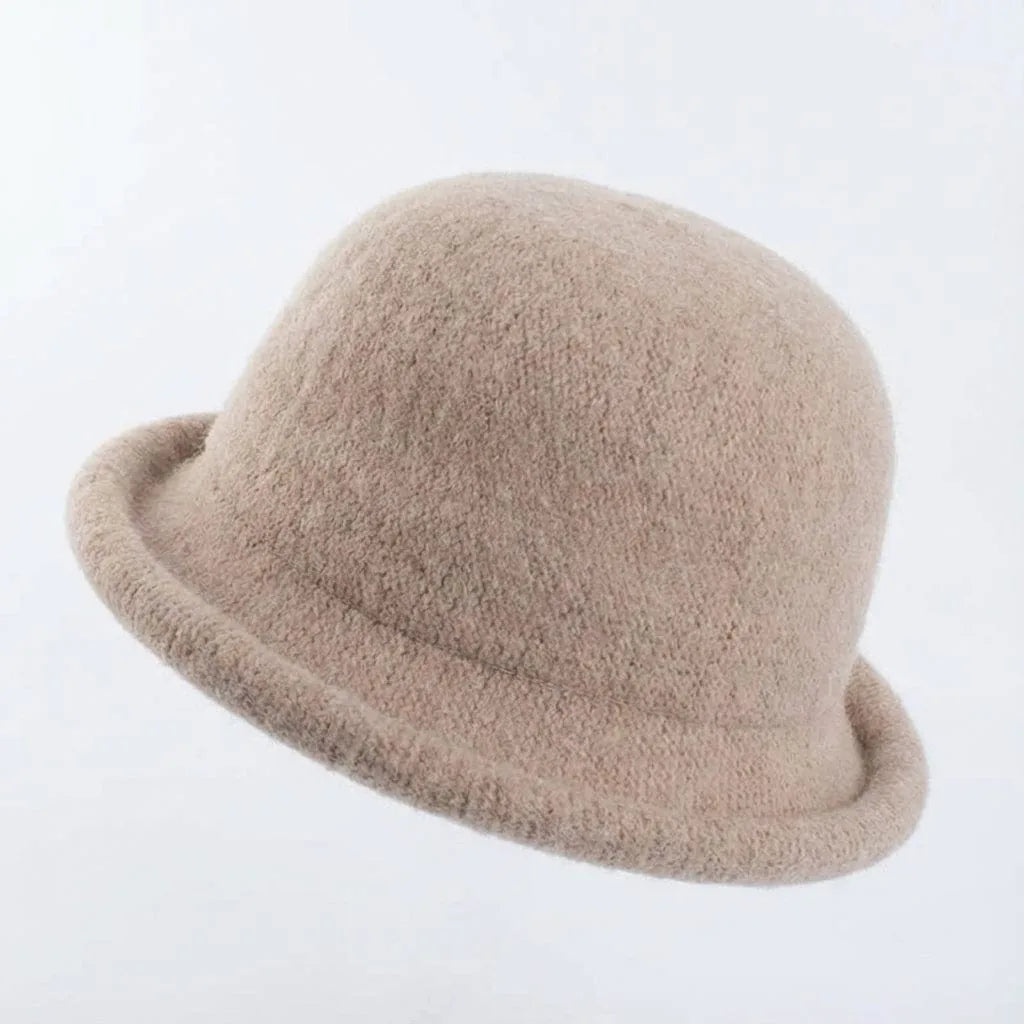 Chapeau Melon Laine — coloris beige