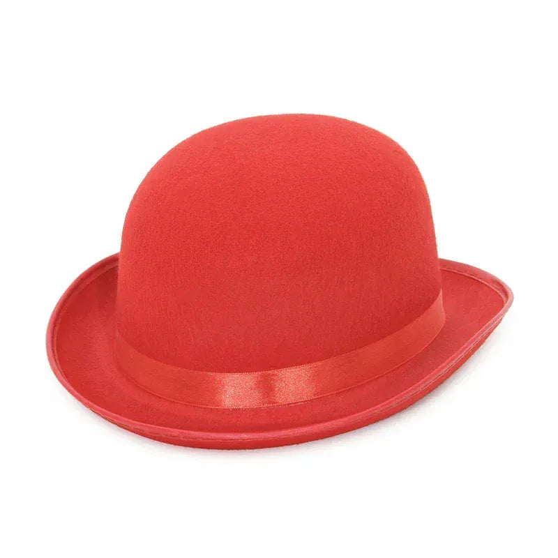 Chapeau Melon Magicien — coloris rouge