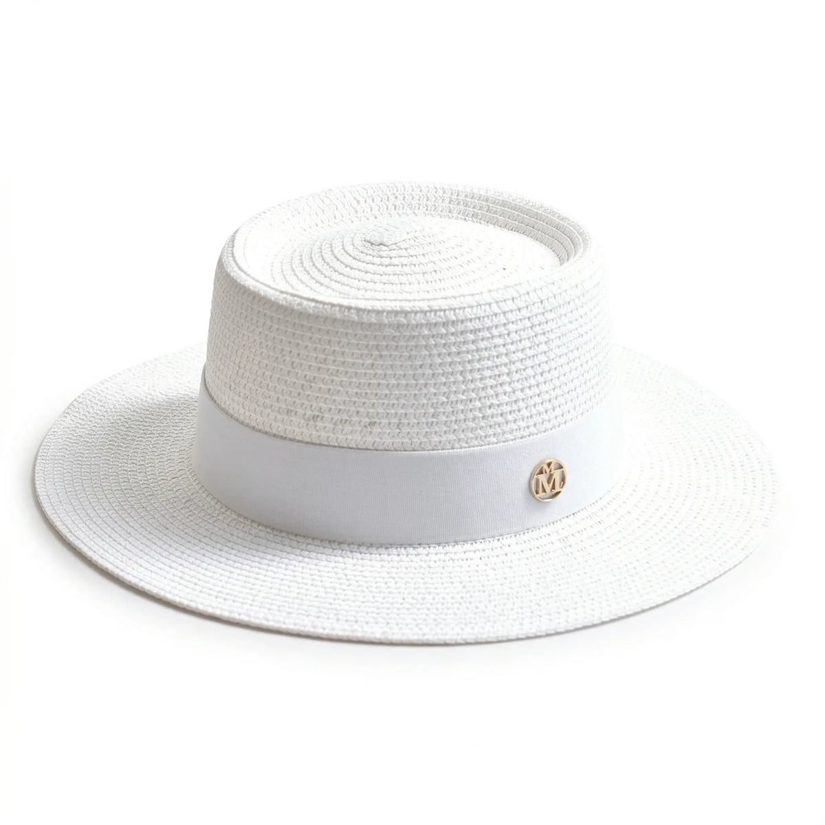 Chapeau Paille Plage Femme — coloris blanc