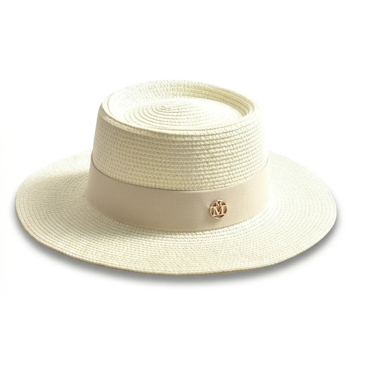 Chapeau Paille Plage Femme — coloris écru