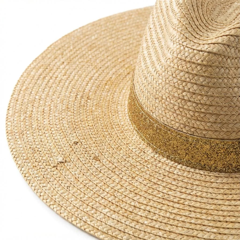Chapeau Panama Bord Large, vue de trois-quarts