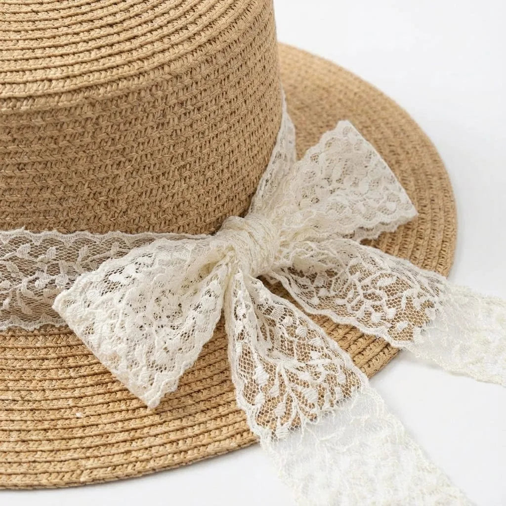 Chapeau Panama Femme, vue de trois-quarts
