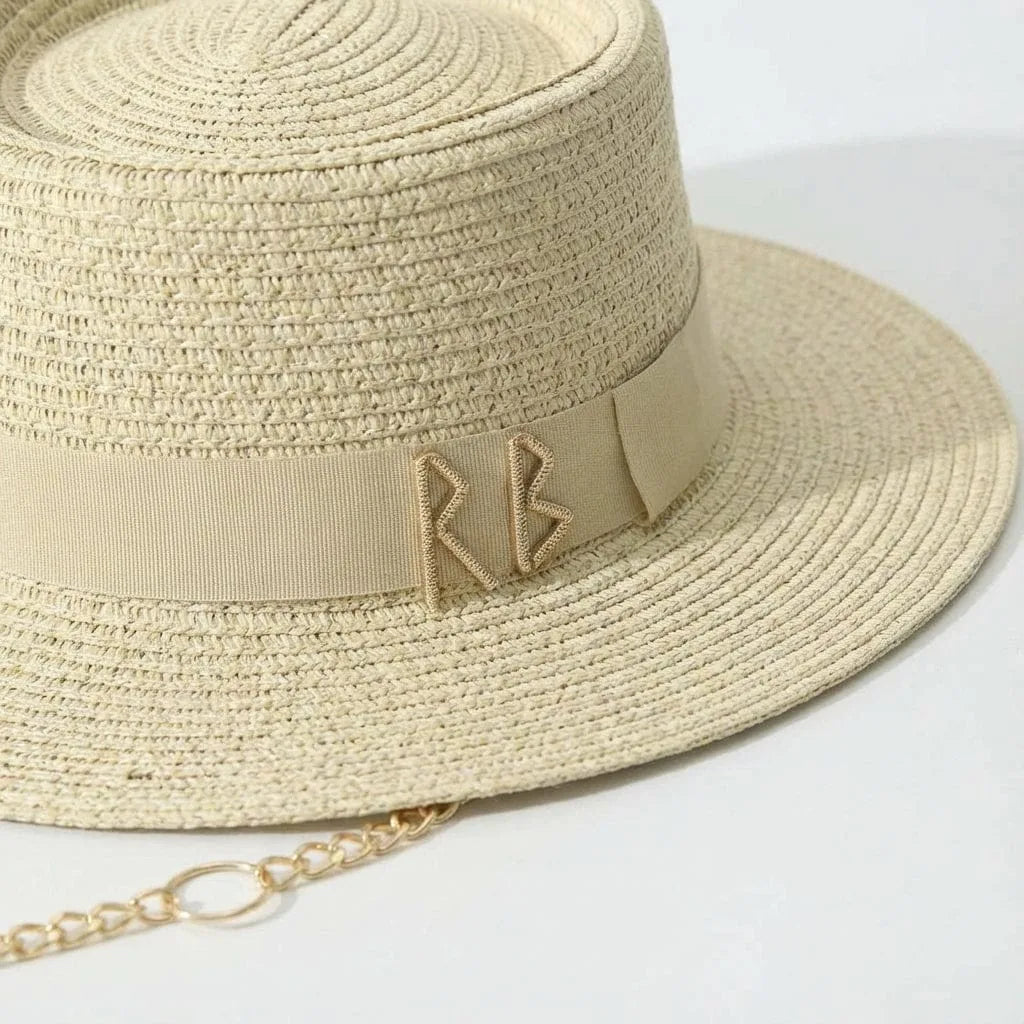 Chapeau Panama Mariage, vue de trois-quarts