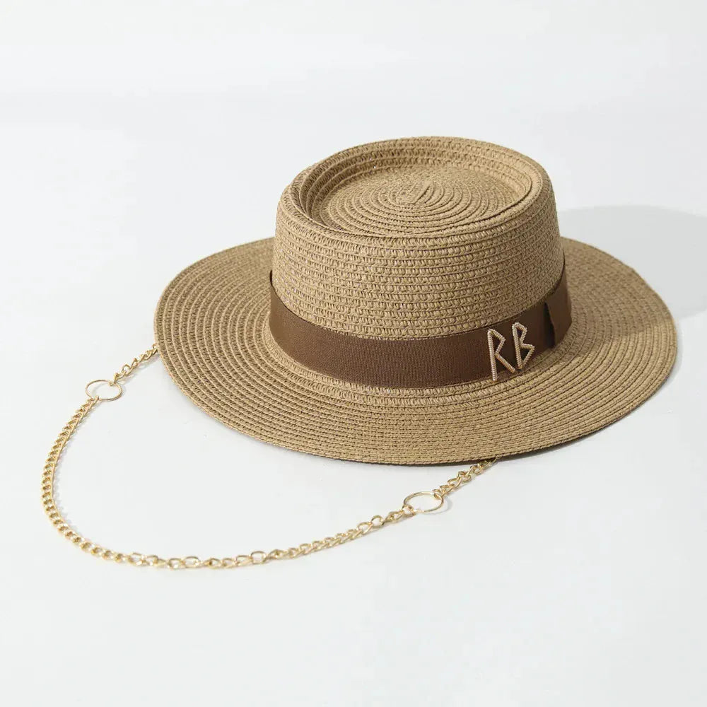 Chapeau Panama Mariage — coloris kaki