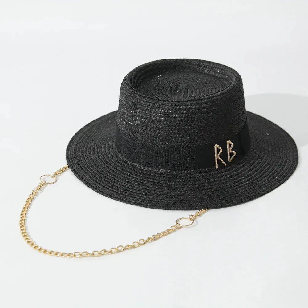 Chapeau Panama Mariage — coloris noir