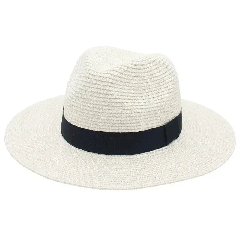 Chapeau Panama Ruban — coloris blanc