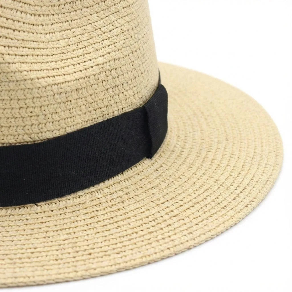 Chapeau Panama Ruban, vue de trois-quarts