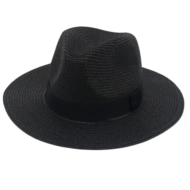 Chapeau Panama Ruban — coloris noir