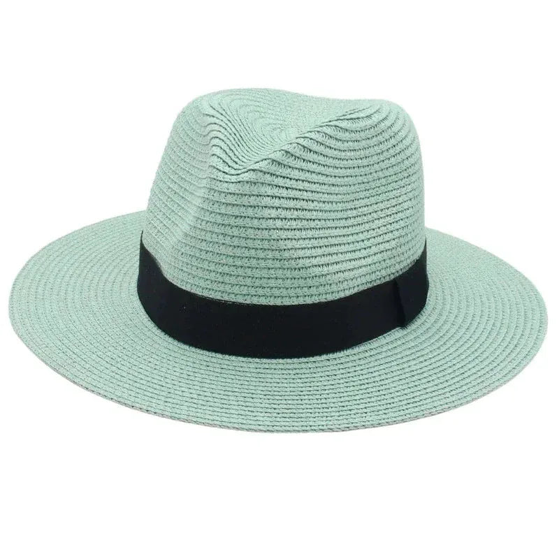 Chapeau Panama Ruban — coloris vert